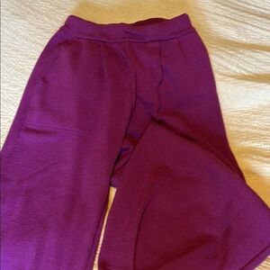 Free People Purple Knit Pants